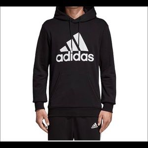 Black and white adidas hoodie